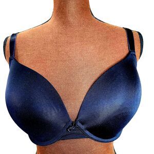 Maidenform Bra 38DD Black Padded Underwire Adjustable Clasp Back